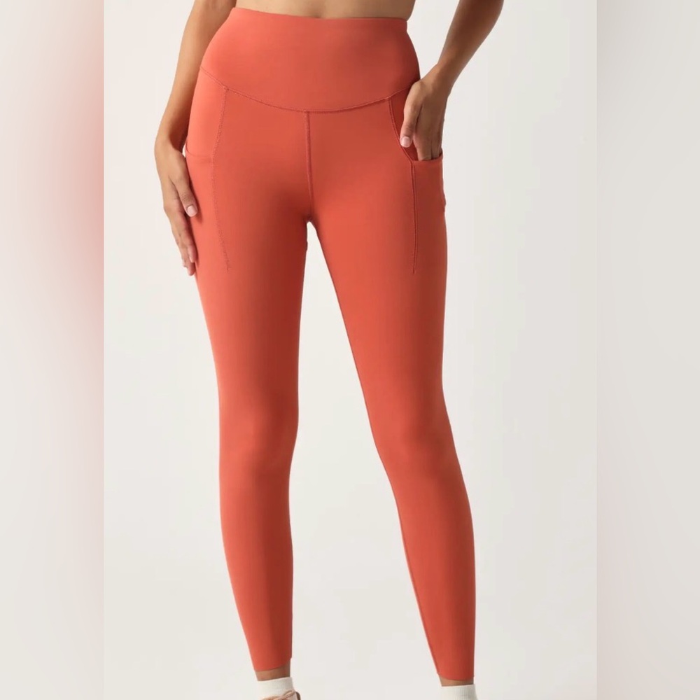 90 Degree By Reflex Salmon Leggings